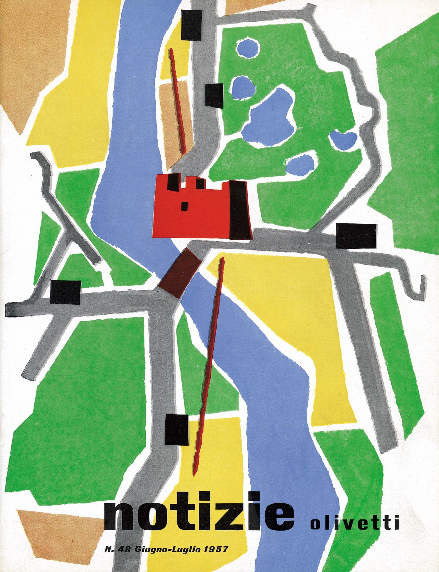 DATI _SENSIBILI_Rivista interna Notizie Olivetti n. 48, 1957, Foto di Associazione Archivio Storico Olivetti, Ivrea